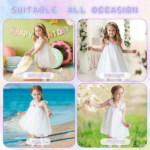 Baby Girl First Birthday Smash Cake Outfit – Butterfly Dress – Size 5T - Picture 3 of 6